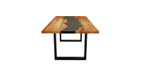 ZEN-19-RIV-BL Acacia Dining Table (1.5")